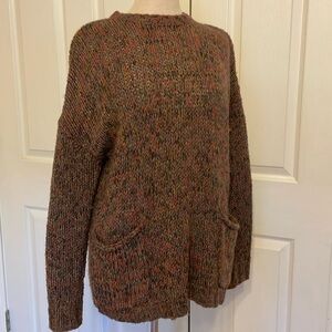 🧡If it Were Me Multi-Color Sweater - with pockets - S - runs large